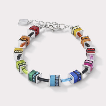 Coeur De Lion | Geocube Classic Polaris & Rhinestone Multicolour Bracelet