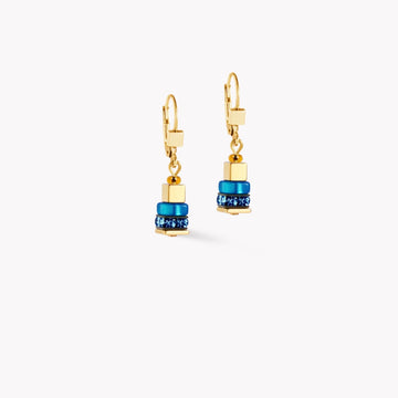 Coeur De Lion | Autumn Glow Cube Multicolour Earrings