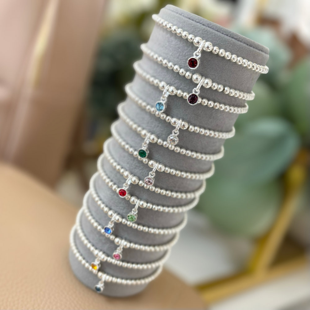 Ettie Thinbead Birthstone Bracelet