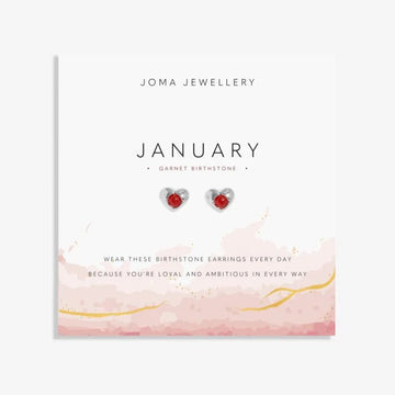 Joma Jewellery | January Birthstone Earrings