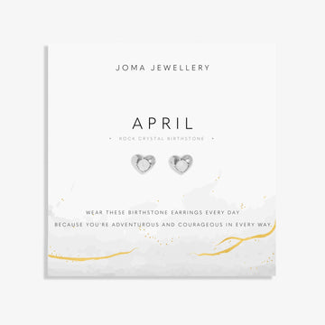 Joma Jewellery | April Birthstone Earrings