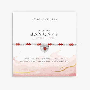 Joma Jewellery | January Birthstone Bracelet