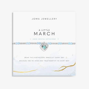 Joma Jewellery | March Birthstone Bracelet