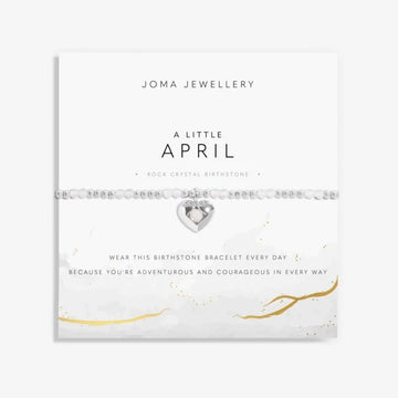 Joma Jewellery | April Birthstone Bracelet