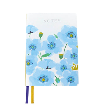 Belly Button Designs | Blue Poppy Luxury Notebook