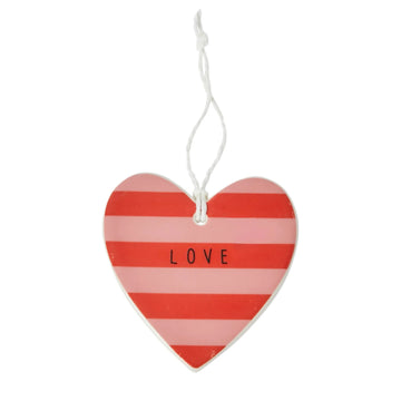 Belly Button Designs | Heart & Stripes Hanging Decoration