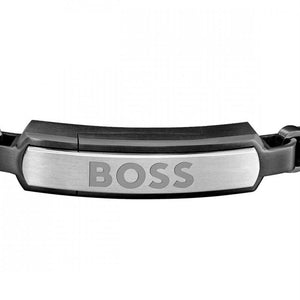 Boss | Men’s Devon Black Stainless Steel Bracelet