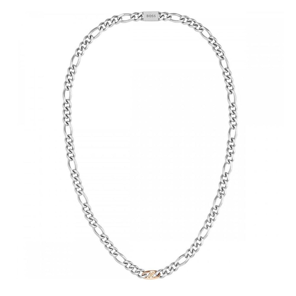 Boss | Men’s Stainless Steel Figaro Necklace