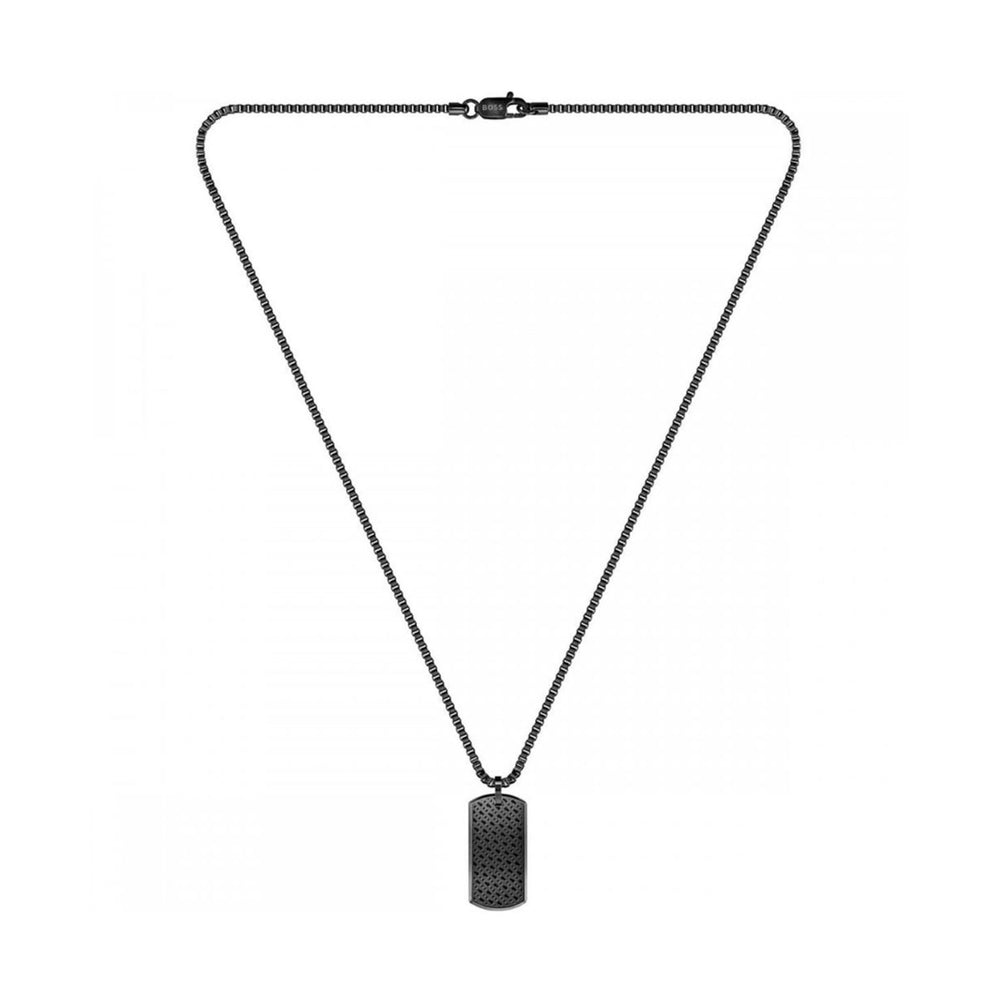 Boss | Men’s Devon Black Stainless Steel Necklace