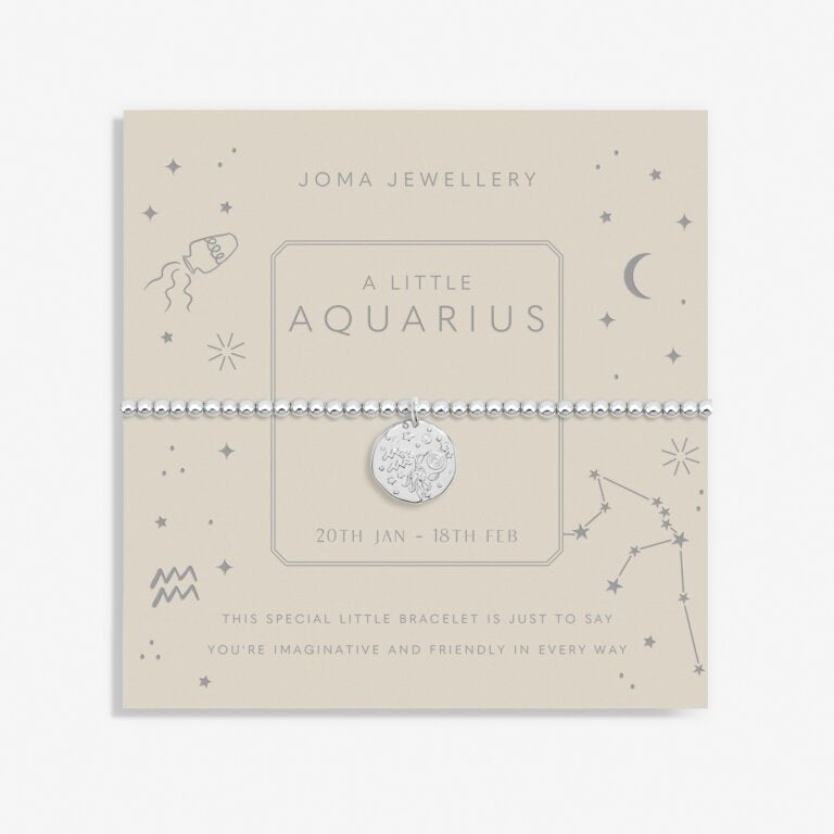 Joma Jewellery | Star Sign Aquarius Bracelet