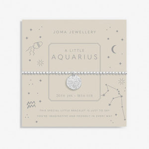 Joma Jewellery | Star Sign Aquarius Bracelet