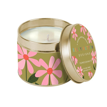 Belly Button Designs | Pink Daisy Soy Wax Candle