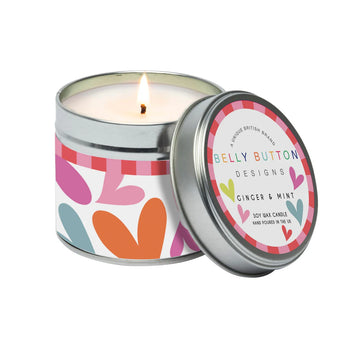 Belly Button Designs | Mabel Hearts Soy Wax Candle