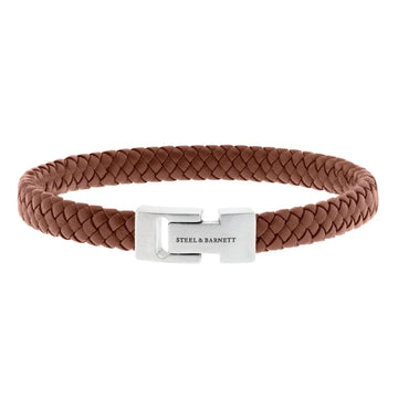 Steel & Barnett | Peanut Braided Archie Leather Bracelet
