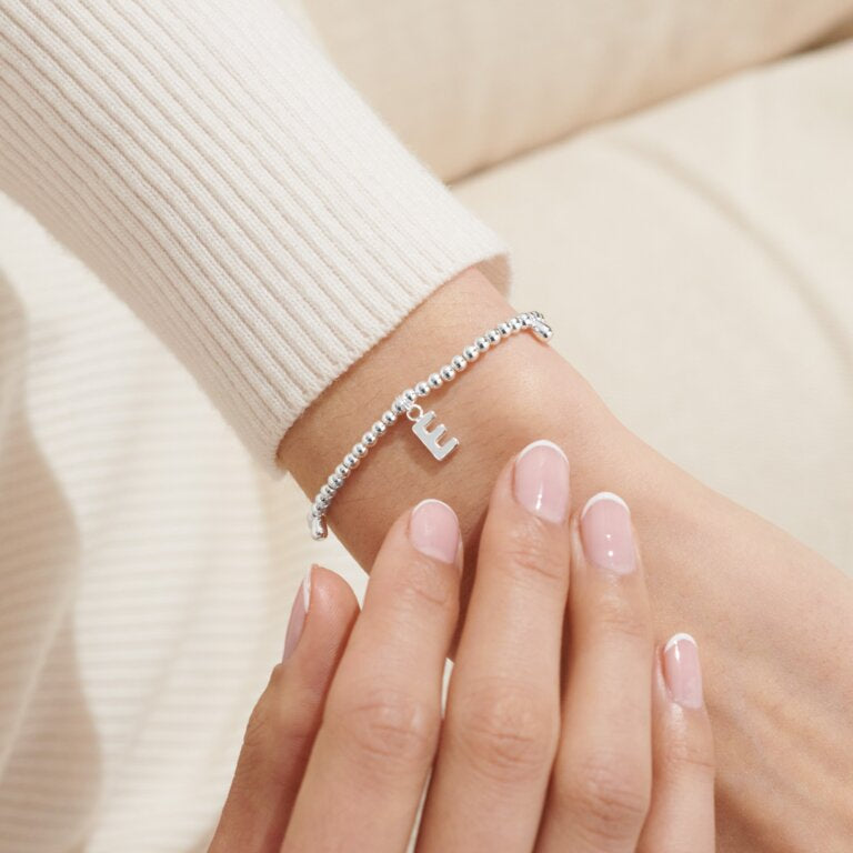 Joma Jewellery | Alphabet A Little ‘E’ Bracelet