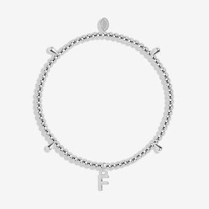 Joma Jewellery | Alphabet A Little ‘F’ Bracelet