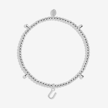 Joma Jewellery | Alphabet A Little ‘U’ Bracelet