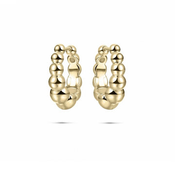 Gisser | Beaded Hoop Earrings 19mm