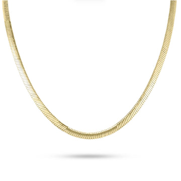 Gisser | Flat Snake Chain Necklace