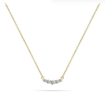 Gisser | Curved Bar Necklace