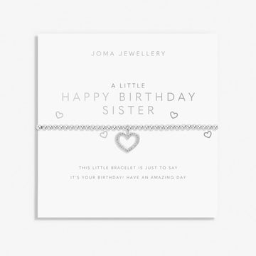 Joma Jewellery | Happy Birthday Sister Bracelet