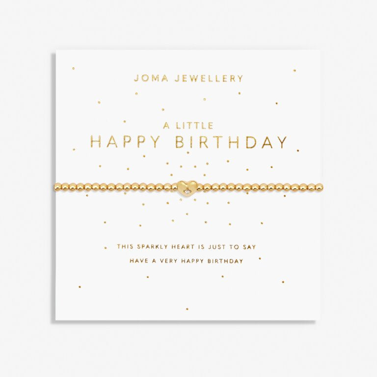 Joma Jewellery | Happy Birthday Bracelet