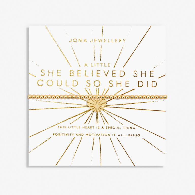 Joma Jewellery | She Believed She Could So She Did Bracelet