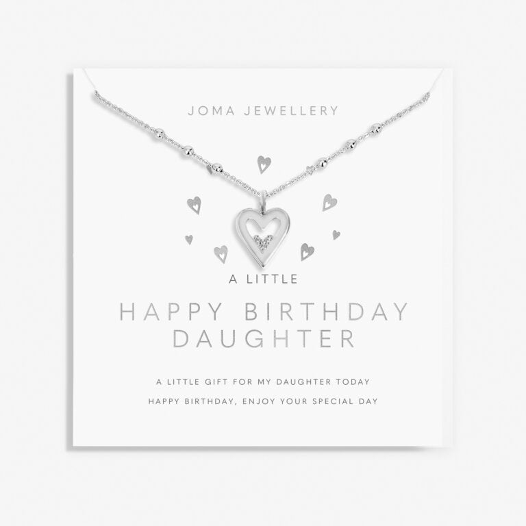 Joma Jewellery | Happy Birthday Daughter Necklace