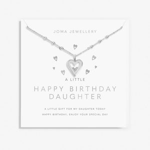 Joma Jewellery | Happy Birthday Daughter Necklace