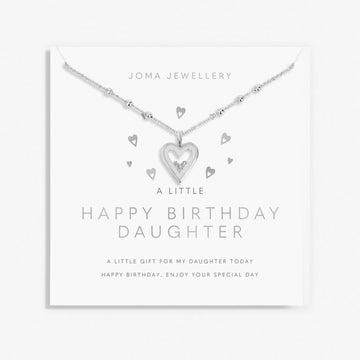 Joma Jewellery | Happy Birthday Daughter Necklace
