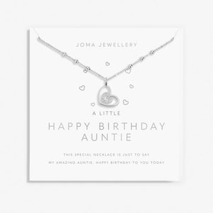 Joma Jewellery | Happy Birthday Auntie Necklace