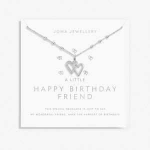 Joma Jewellery | Happy Birthday Friend Necklace