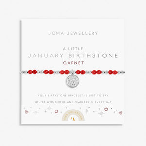 Joma Jewellery | Children’s January Birthstone Bracelet