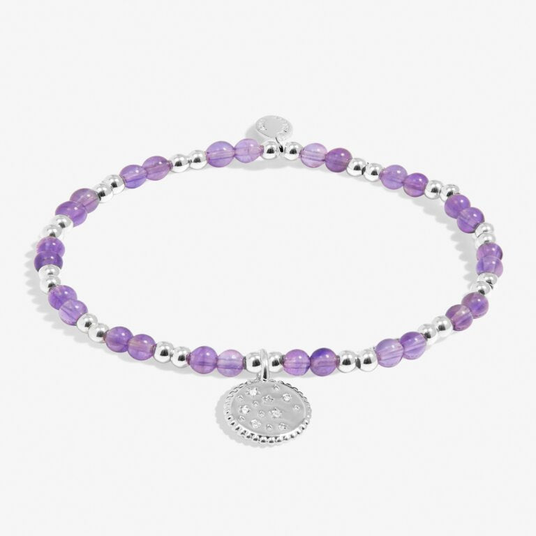 Joma Jewellery | Children’s February Birthstone Bracelet