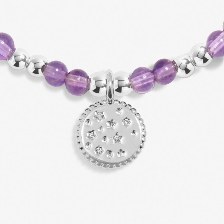 Joma Jewellery | Children’s February Birthstone Bracelet