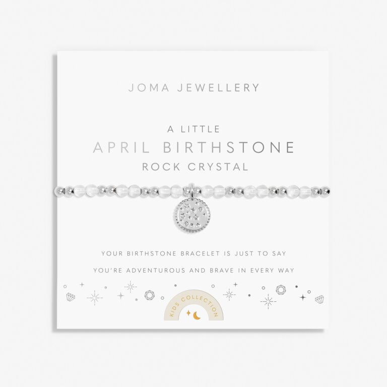 Joma Jewellery | Children’s April Birthstone Bracelet