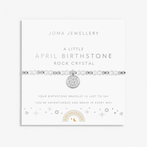 Joma Jewellery | Children’s April Birthstone Bracelet