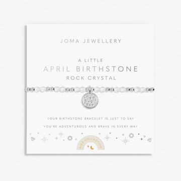 Joma Jewellery | Children’s April Birthstone Bracelet