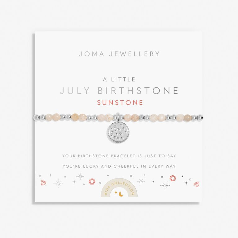 Joma Jewellery | Children’s July Birthstone Bracelet