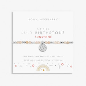 Joma Jewellery | Children’s July Birthstone Bracelet