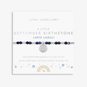 Joma Jewellery | Children’s September Birthstone Bracelet