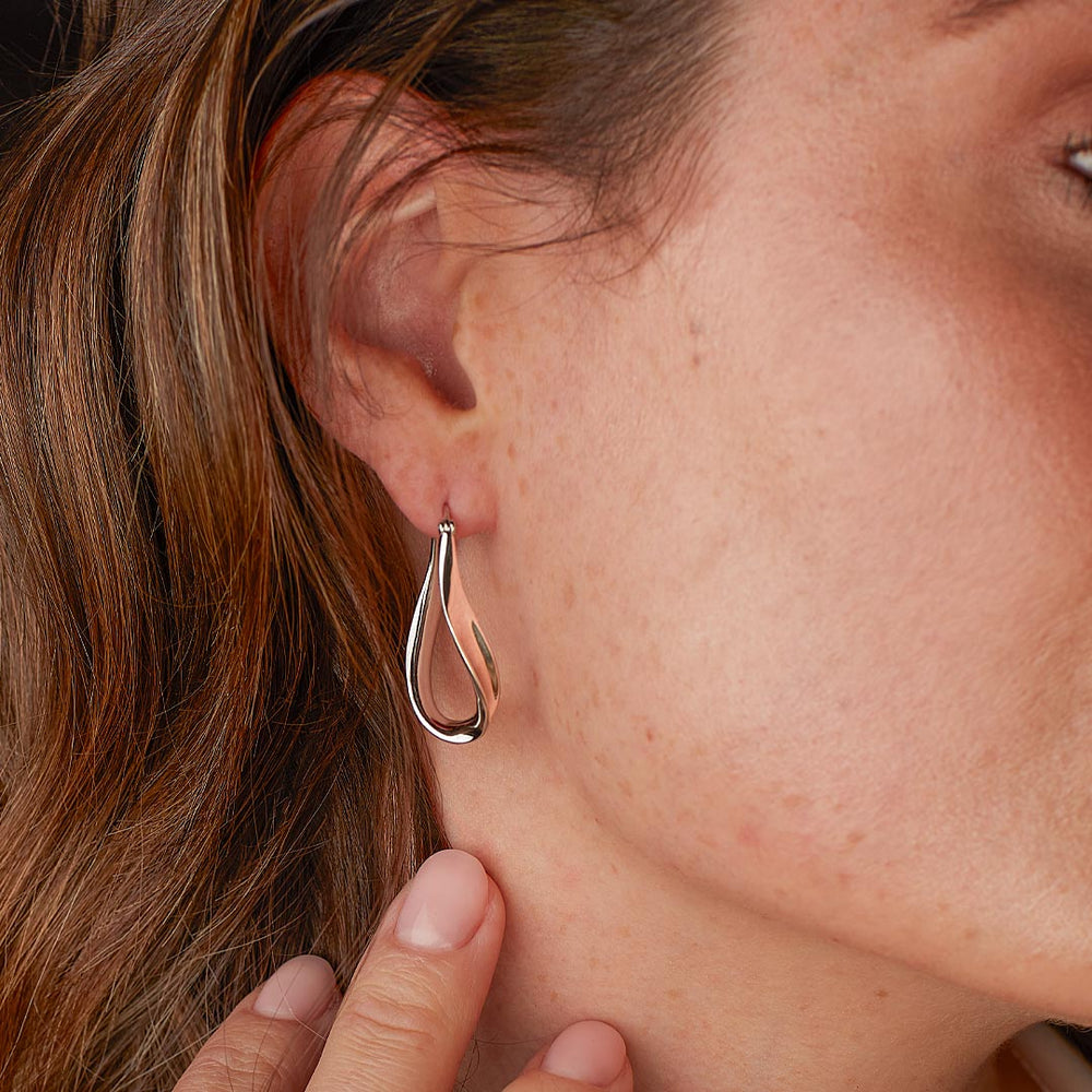 Kit Heath | Serenity Grande Hinged Hoop Earrings