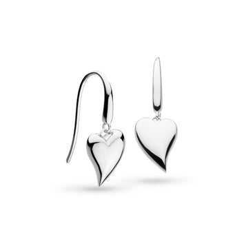 Kit Heath | Desire Kiss Mini Heart Hoop Earrings