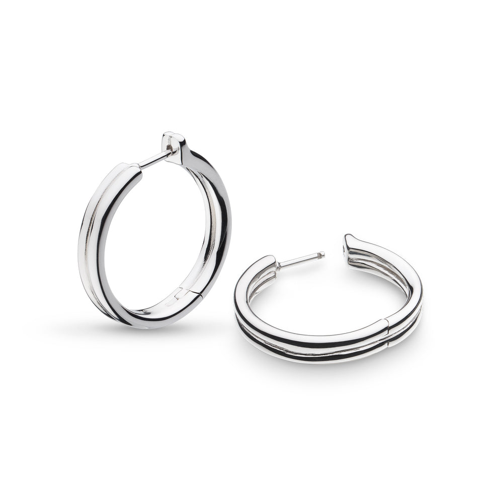 Kit Heath | Bevel Unity Maxi Hoop Earrings