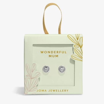 Joma Jewellery | Wonderful Mum Gift Boxed Mother’s Day Stud Earrings