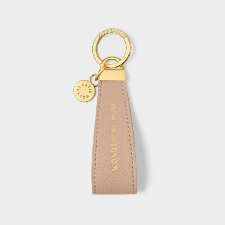 Katie Loxton | Sentiment Loop Keyring ‘Wonderful Mum’