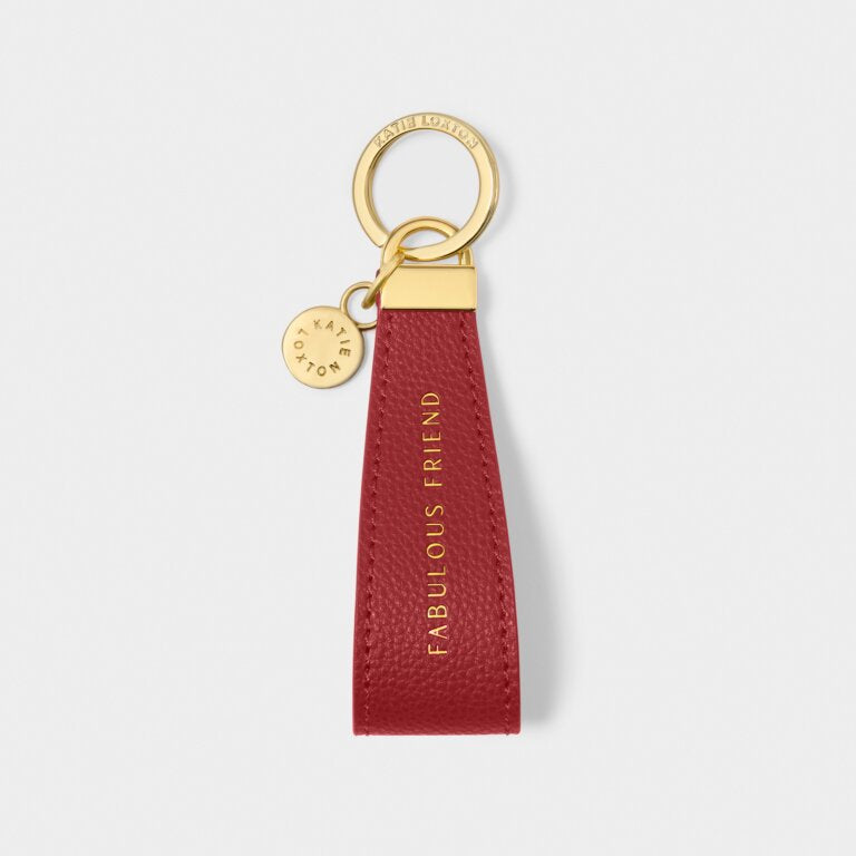 Katie Loxton | Sentiment Loop Keyring ‘Fabulous Friend’