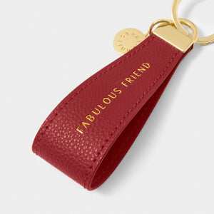 Katie Loxton | Sentiment Loop Keyring ‘Fabulous Friend’