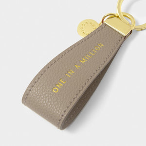 Katie Loxton | Sentiment Loop Keyring ‘One In A Million’