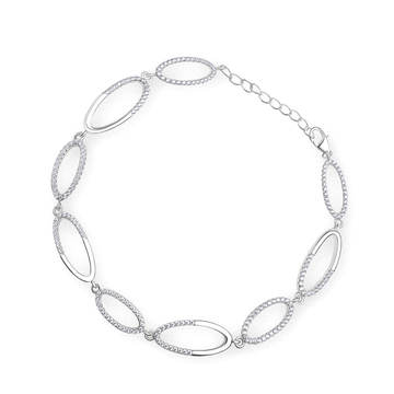 Real Effect | Sterling Silver Oval Link Bracelet